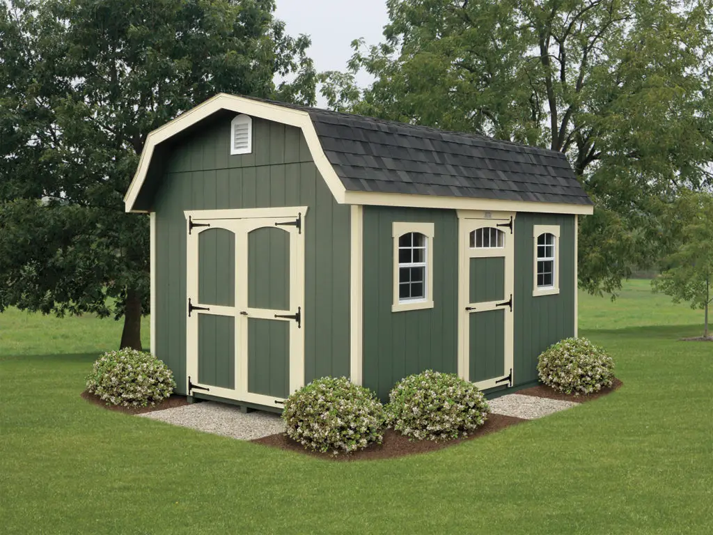 deluxe painted wood dutch barn