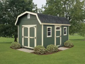 deluxe painted wood dutch barn