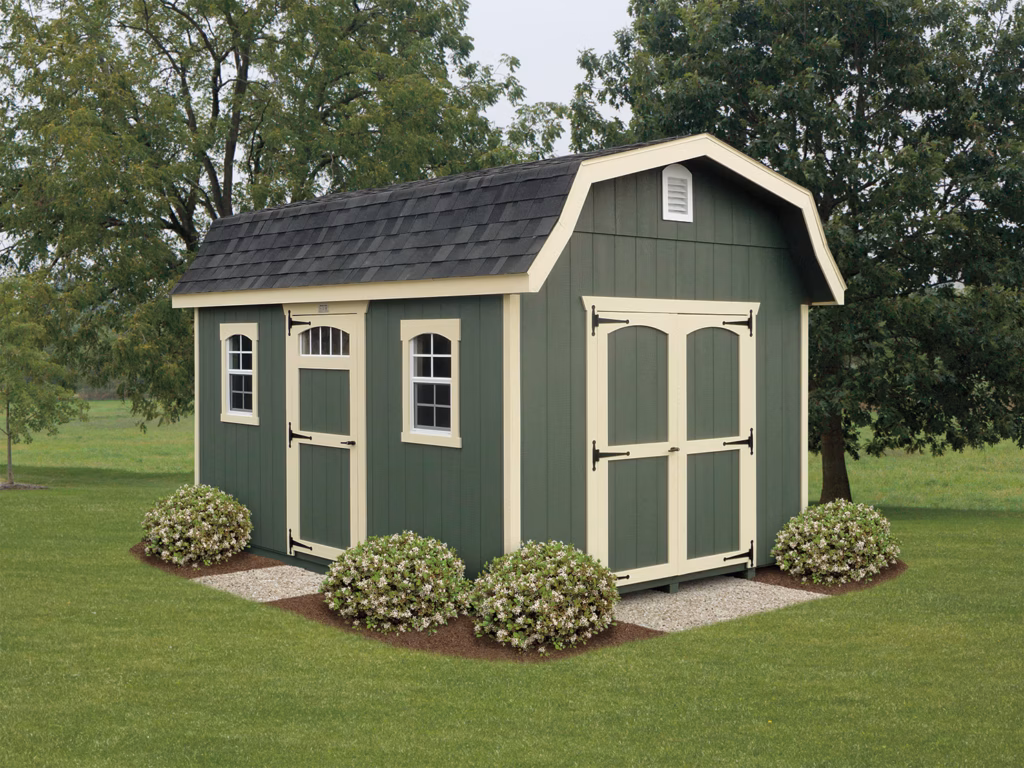 deluxe painted wood dutch barn