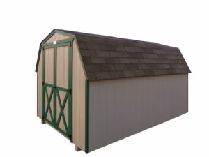 std painted wood minibarn